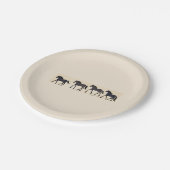 カウボーイバースデーパーティー – ホース ペーパープレート (アングル)