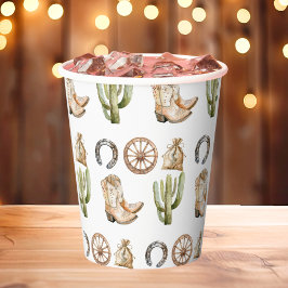 カウボーイバースデーパーティー 紙コップ