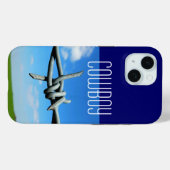 カウボーイバーベットワイヤーフェンス Case-Mate iPhoneケース (裏面 (横))