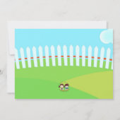 カウボーイバーンファームの誕生日の招待状 招待状 (裏面)