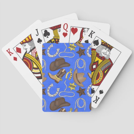 カウボーイパタ遊ーンのカード トランプ (裏面)
