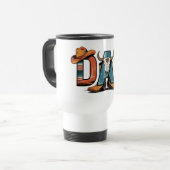 カウボーイパパ：タフ、真、タイムレス トラベルマグ (正面左)