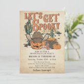 カウボーイパンプキ不気味ンハロウィーン誕生日を入手しよう 招待状 (スタンド正面)