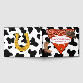 カウボーイパーティーゲストブック ゲストブック (全面)