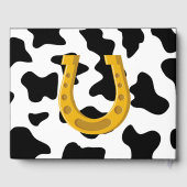 カウボーイパーティーゲストブック ゲストブック (裏面)