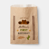 カウボーイパーティーサロオンワイルドウエストウェスタンボーイ誕生日 フェイバーバッグ (正面)