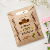 カウボーイパーティーサロオンワイルドウエストウェスタンボーイ誕生日 フェイバーバッグ (封をした状態)