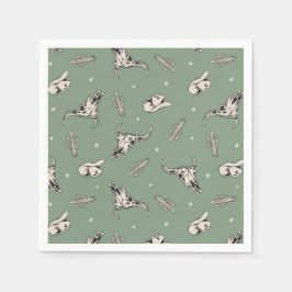 カウボーイパーティーナプキンス |ウェスタンパーティーナプキンス スタンダードカクテルナプキン