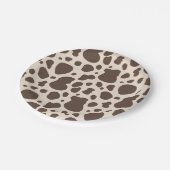 カウボーイパーティープレート |牛のプリント紙プレート ペーパープレート (アングル)