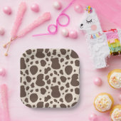 カウボーイパーティープレート |牛のプリント紙プレート ペーパープレート (パーティー)