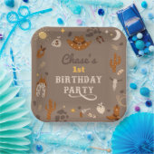 カウボーイパーティープレート |西部の紙プレート ペーパープレート (パーティー)