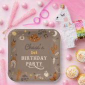 カウボーイパーティープレート |西部の紙プレート ペーパープレート (パーティー)