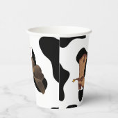 カウボーイパーティー パーソナライズされた 紙コップ (右)