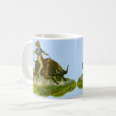 カウボーイビクトリアンブル・ライダー コーヒーマグカップ (正面左)