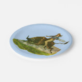 カウボーイビクトリアンブル・ライダー ペーパープレート (アングル)