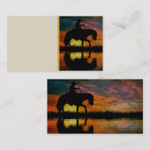 カウボーイビジネスカード 名刺 (正面/裏面)