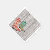 カウボーイファンシーブーツ スタンダードカクテルナプキン (角)