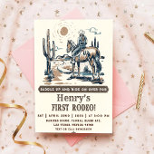 カウボーイファーストロデオウェスタン誕生日 招待状