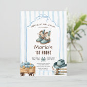 カウボーイファーストロデオパンプキン誕生日 招待状 (スタンド正面)