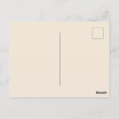 カウボーイファーストロデオ誕生日招待状 男女兼用 ポストカード (裏面)