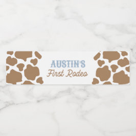 カウボーイファーストロデオ誕生日 ペットボトルラベル