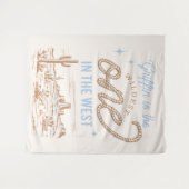 カウボーイファースト誕生日タペストリー タペストリー (正面(横))