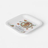 カウボーイファースト誕生日 ペーパープレート (傾斜あり)