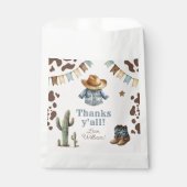 カウボーイファーストRodeo誕生日ワイルドウェスト フェイバーバッグ (正面)