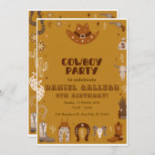 カウボーイフラットホリデーカード シーズンカード (正面/裏面)