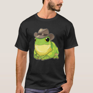 カウボーイフロおもしろいッグ両生類西ガマ Tシャツ