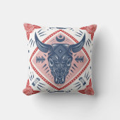 カウボーイブルウェスタン クッション (正面)