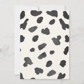 カウボーイブルーウェスタンロデオサンキューカード サンキューカード (裏面)