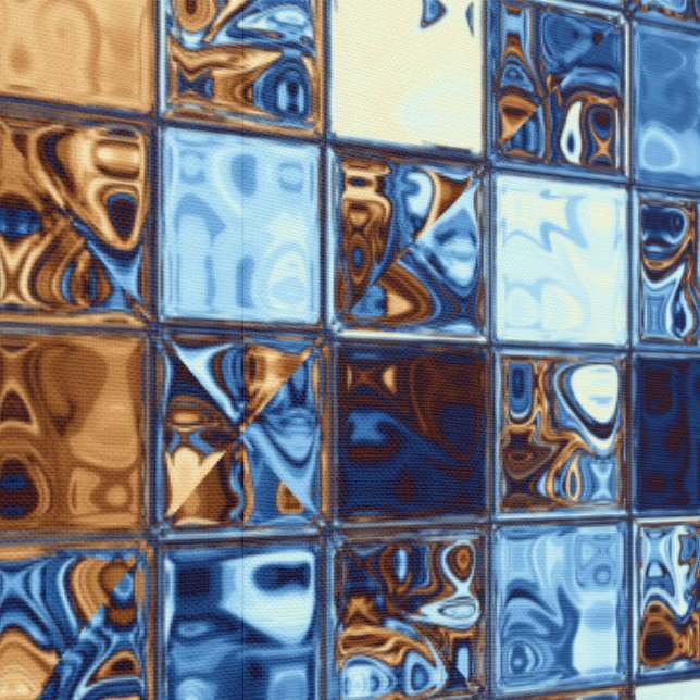 カウボーイブルーバンダナバイメリッサレア 壁紙 (縫い目)