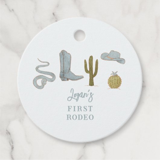 カウボーイブルーバースデーパーティー1stロデオ フェイバータグ (正面)