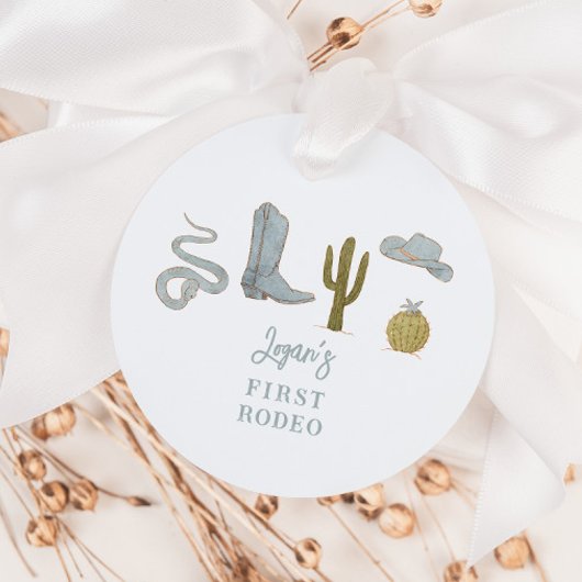 カウボーイブルーバースデーパーティー1stロデオ フェイバータグ