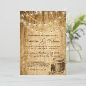 カウボーイブーツとの国の結婚式の招待状 招待状 (スタンド正面)