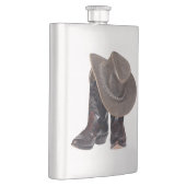カウボーイブーツと帽子 フラスク (右)