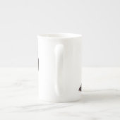 カウボーイブーツと帽子 ボーンチャイナマグカップ (裏面)