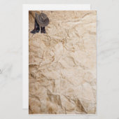 カウボーイブーツと帽子 便箋 (正面/裏面)