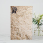 カウボーイブーツと帽子 便箋 (スタンド正面)