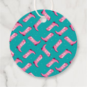 カウボーイブーツと花 フェイバータグ (裏面)