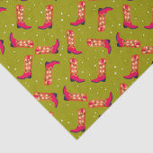 カウボーイブーツと花 薄葉紙 (詳細)