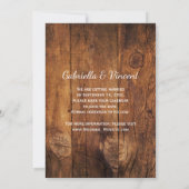 カウボーイブーツと馬ビットウェディング日付を保存 セーブザデート (裏面)