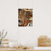 カウボーイブーツのフェンス2 ポスター (キッチン)