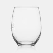 カウボーイブーツの花嫁お別れパーティ ステムなしワイングラス (左)