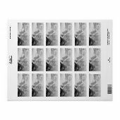 カウボーイブーツの花嫁ひまわり結婚の花の世話 ラベル (フルシート)