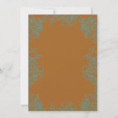 カウボーイブーツの「Gettin' Hitched」バチェラー・パーティー 招待状 (裏面)