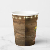 カウボーイブーツひまわりウェスタンウェディング 紙コップ (右)