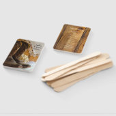 カウボーイブーツアンドレースウェスタン結婚式 プログラム ハンドファン (組立なし)