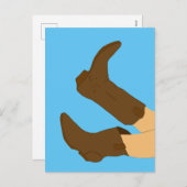 カウボーイブーツイェー シーズンポストカード (正面/裏面)